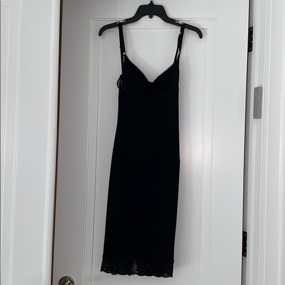 D&G Dolce Gabbana black bodycon lace dress sz 40 2